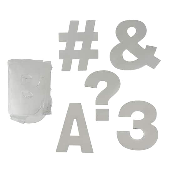 4" Holographic Project Letters, Numbers & Characters by B2C™